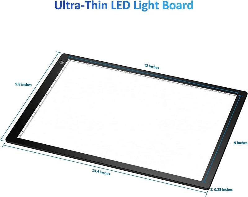 DigitPro Slide & Negative Viewer Light Box, Light Table for Scanning Film Negatives and Slides/4A Light Pad,3-Level Backlight Ultra-Thin Film Scanner-USB Powered - Image 3